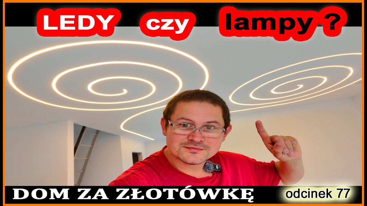 gipsowanie, malowanie i efekt końcowy z oświetleniem LED! - Dom Za złotówkę odcinek 77
