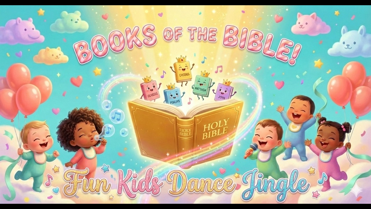 The Ultimate Books of the Bible Dance Party! 🎶 Fun Kids Jingle #biblestoryland #sundayschool