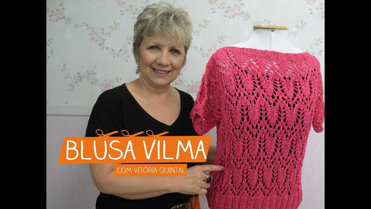 Blusa Vilma com Vitória Quintal | Vitrine do Artesanato na TV