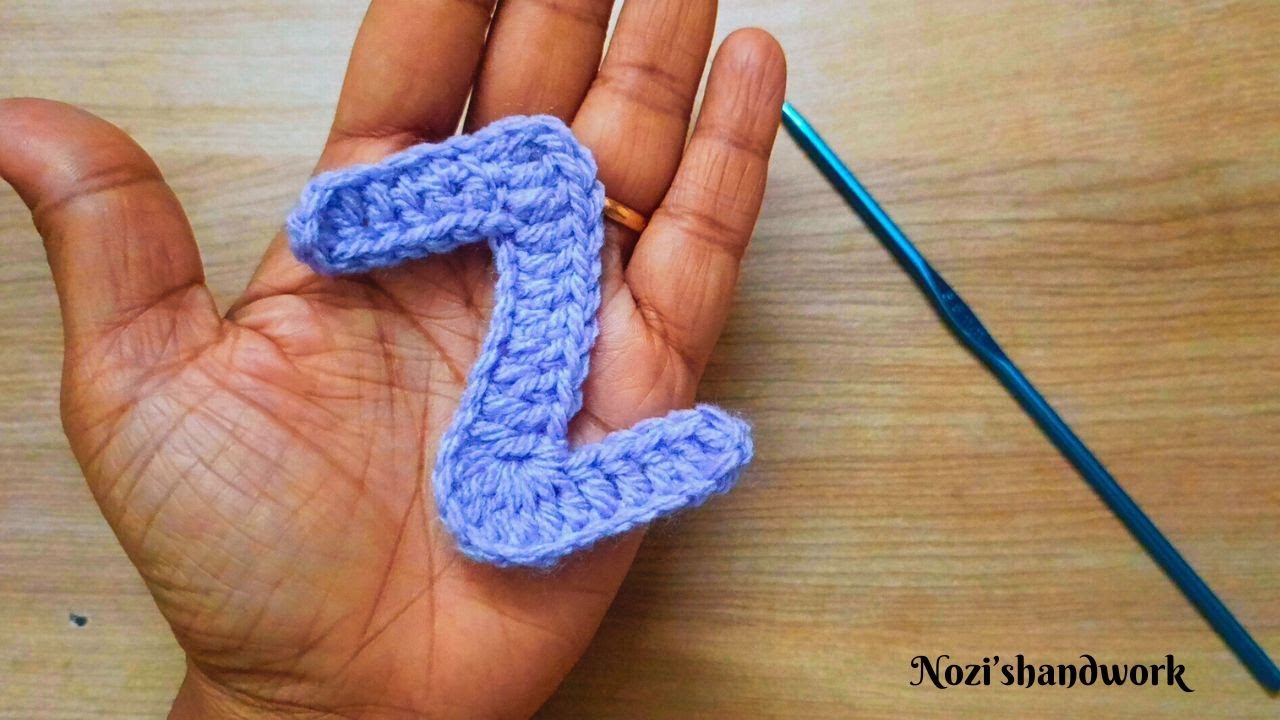 How to Crochet Letter Z | Crochet Alphabets | Crochet for Beginners in Tamil - [ Eng Sub ]