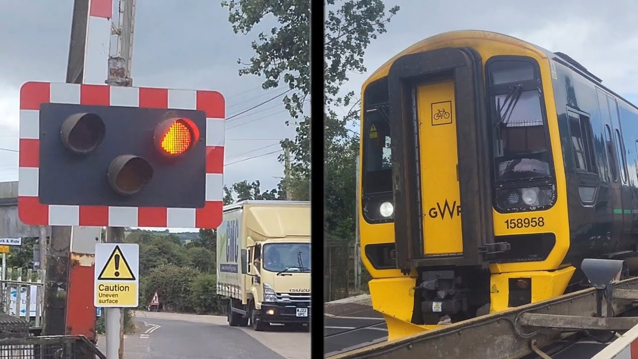 Crediton Station Level Crossing
