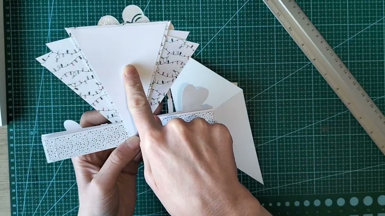Tuto carte pop up triangle, ultra facile effet wahou 💋❤️🥰
