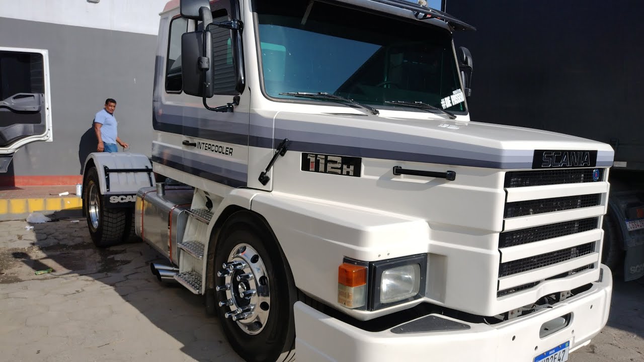 Scania 112 H faixa cinza ano 1986 ...O que acham?#scania