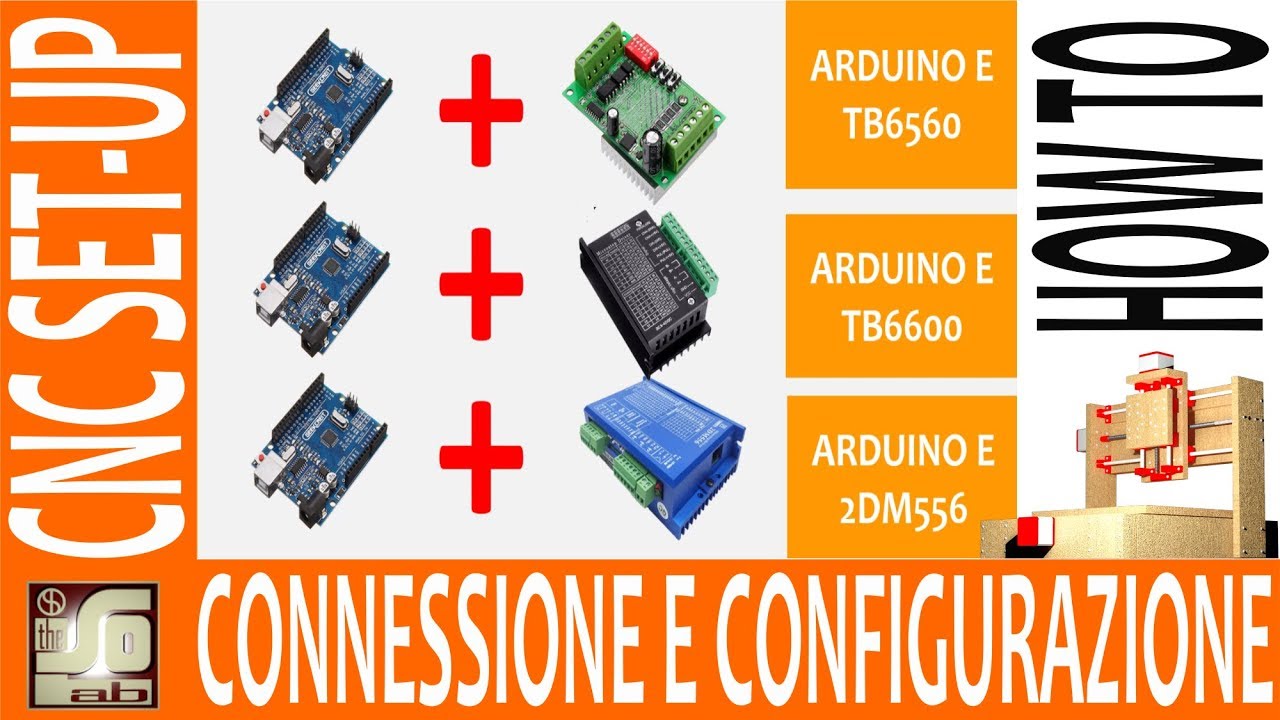 CNC - Connessione e configurazione Arduino e driver Tb6560 Tb6600 2dm556