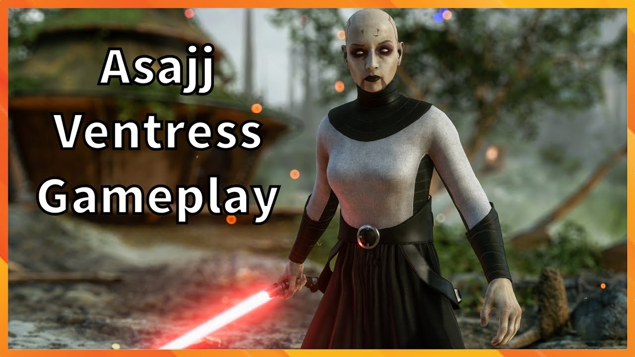 Asajj Ventress Gameplay Star Wars Battlefront 2