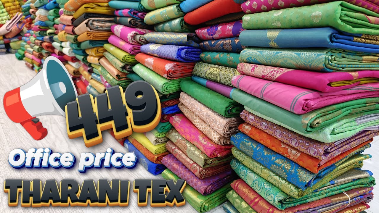 STOCK CLEARING SALE // TODAY OFFER PRICE 450 // WEDDING SAREES // THARANI TEX ELAMPILLAII.9244503119