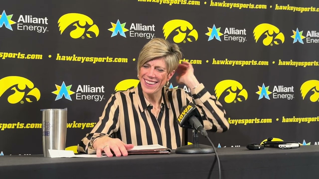 Iowa Women’s Basketball: Jan Jensen speaks following win over No. 12 Ohio State 