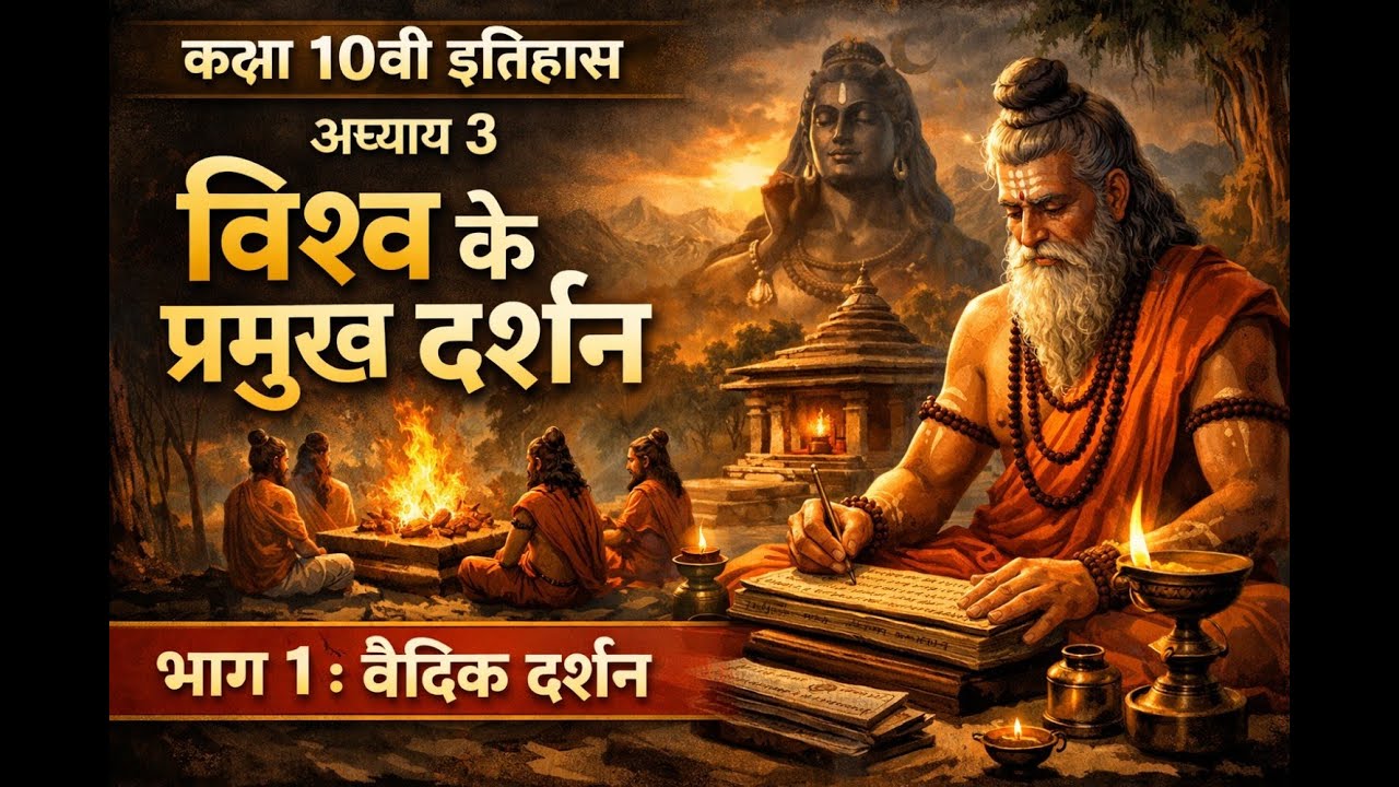 वैदिक दर्शन क्या है? | विश्व के प्रमुख दर्शन | Class 10 History Chapter 3 (Part-1) #oneshot#upsc#gk