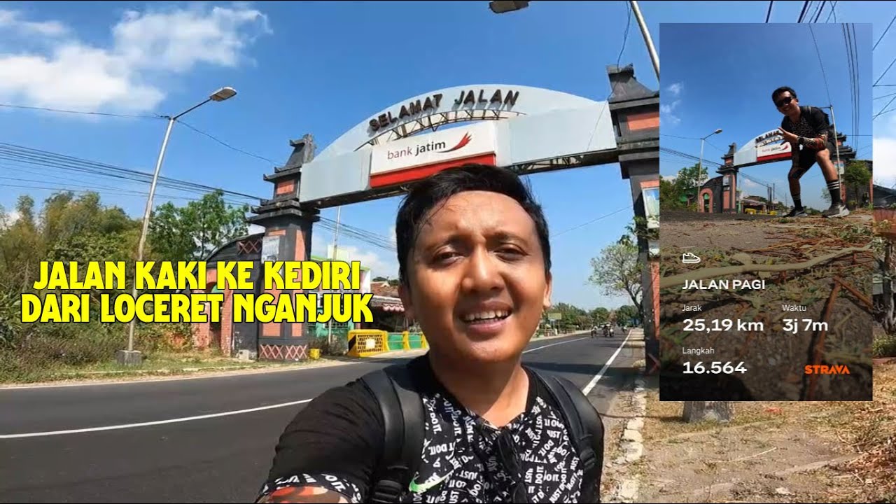 JALAN PAGI DARI LOCERET SAMPAI KEDIRI