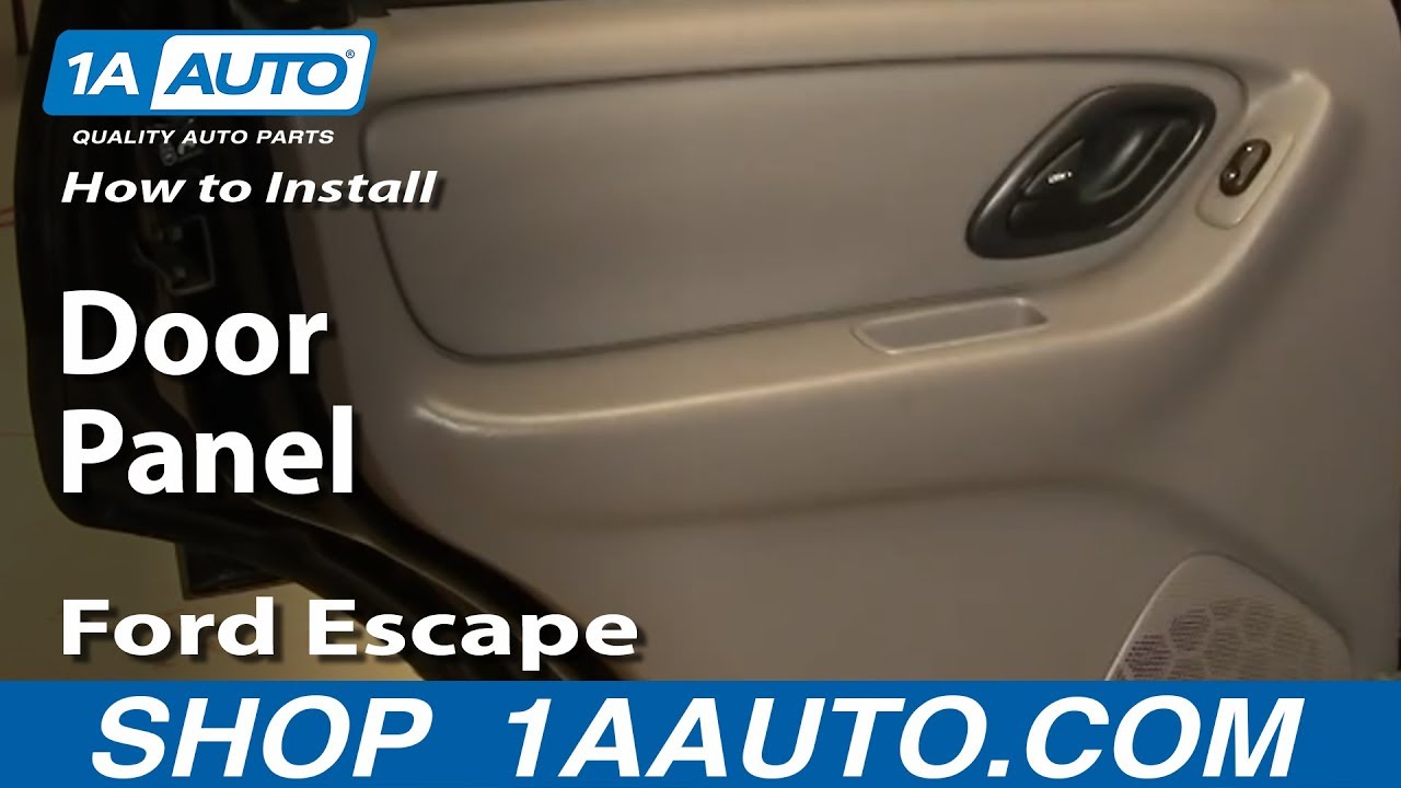 Как снять заднюю дверную панель Ford Escape 01-07