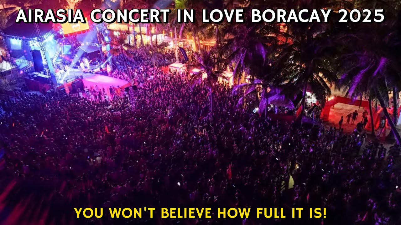 BORACAY IS PACKED! | April 30, 2025 | AirAsia Concert Live + White Beach FULL of Tourists
