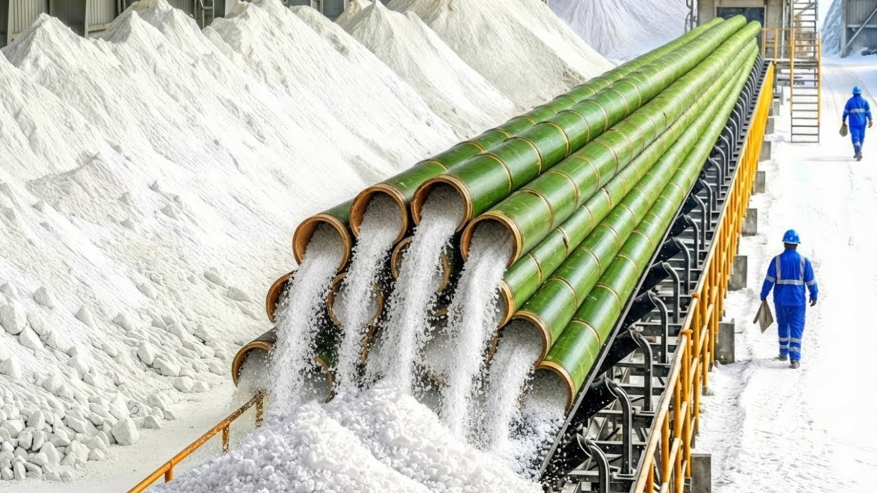 Как производят самые дорогие в мире соли &ndash; удивительный способ обработки бамбуковой соли Асин Намак.