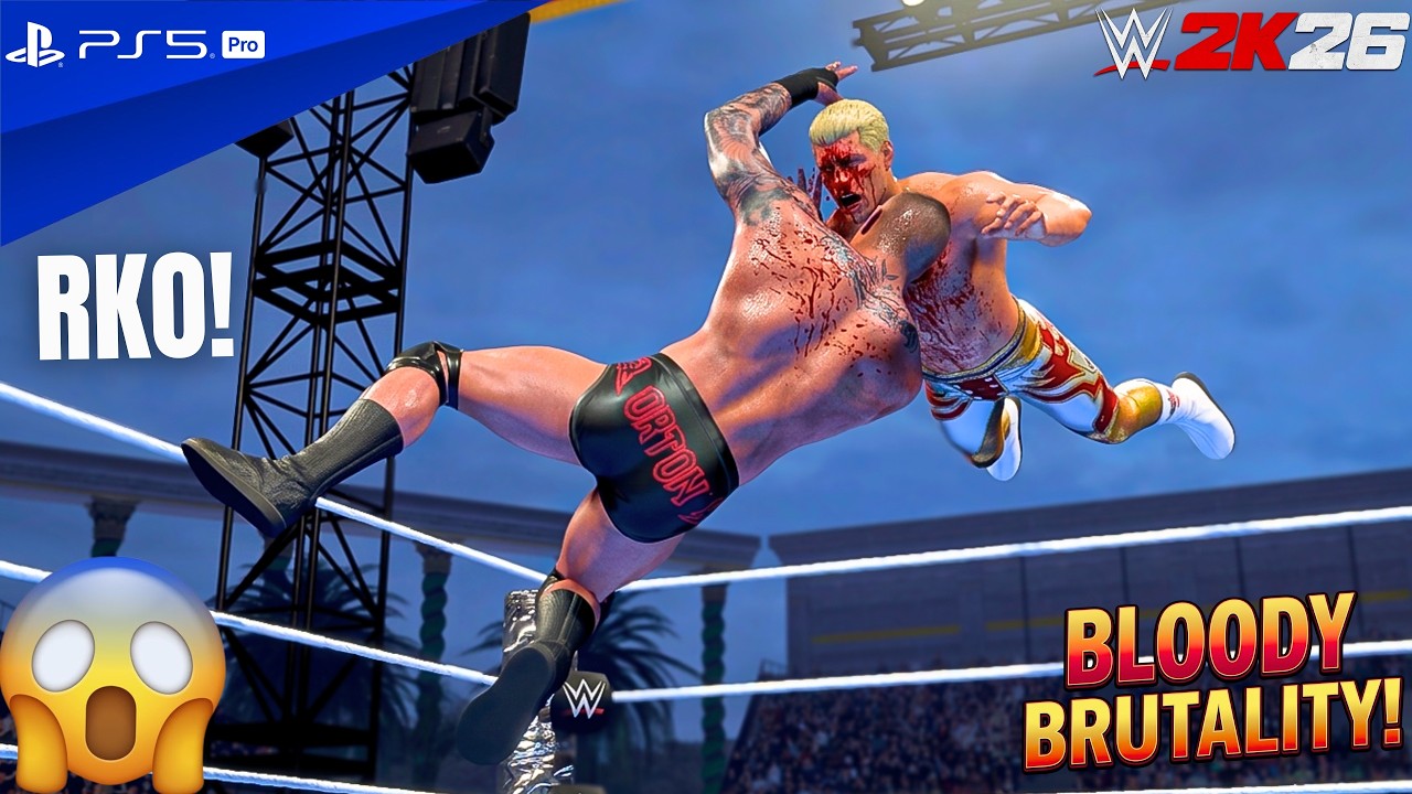 WWE 2K26 - Рэнди Ортон против Коди Роудса - Чемпионский матч на WrestleMania 42 | PS5™ Pro [4K60]