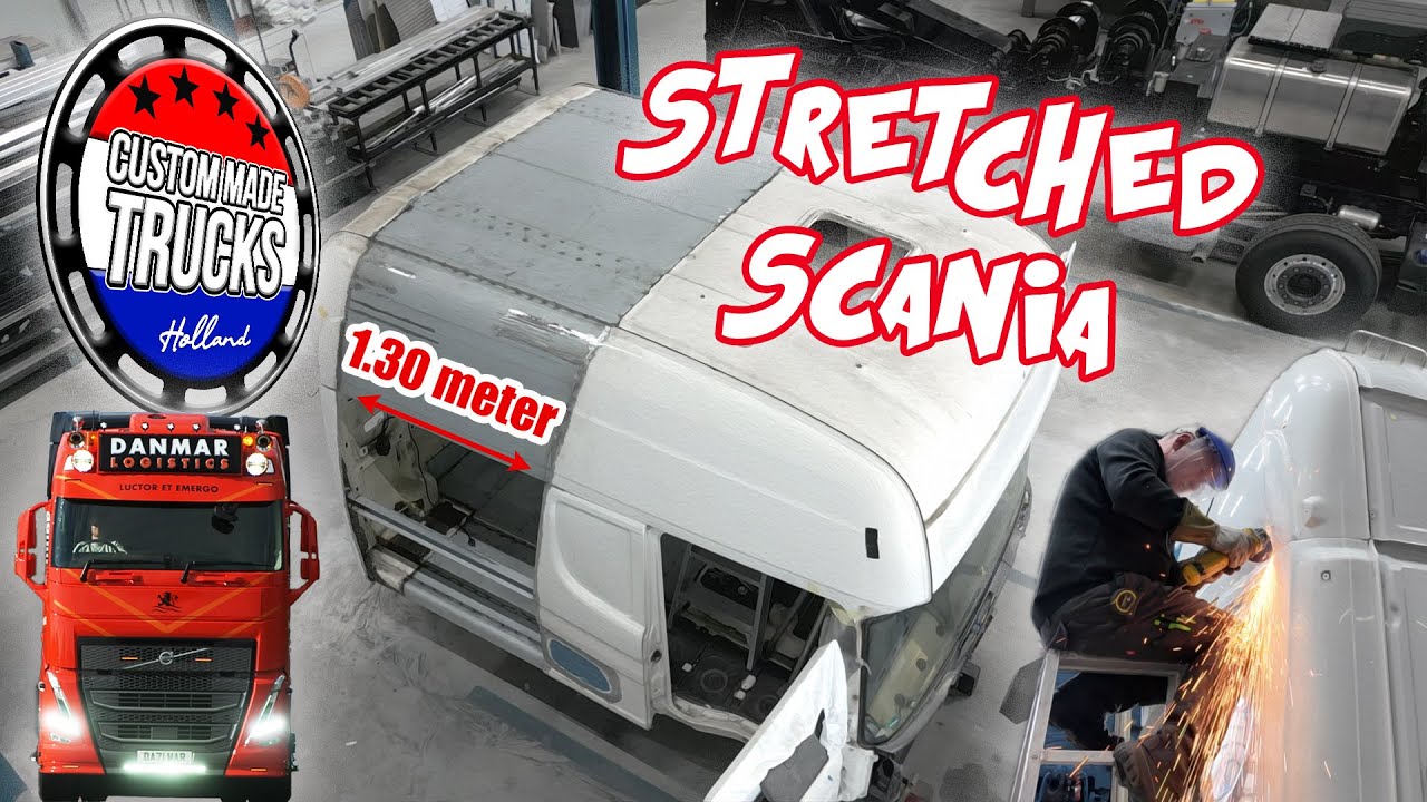 Scania wordt 1.30 meter verlengd! | CUSTOM MADE TRUCKS HOLLAND S3 #2