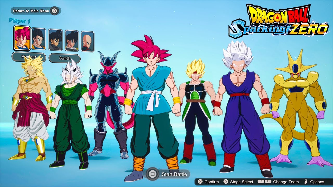 DRAGON BALL: Sparking! ZERO — все новые персонажи и трансформации (модификации)