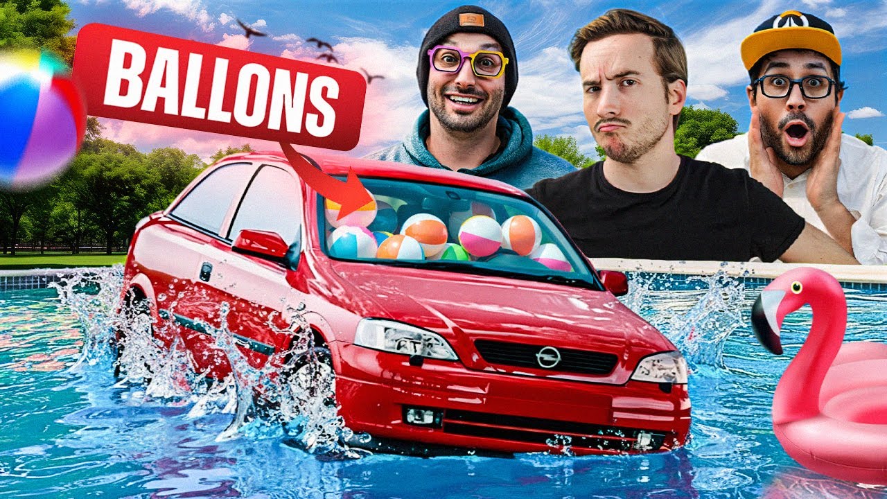 Faire flotter une voiture avec des ballons : C'EST POSSIBLE ?