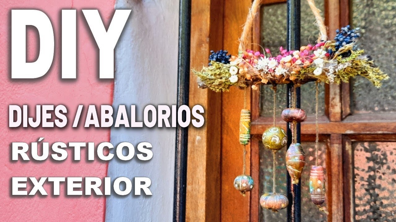 DIJES RUSTICOS / TIPS MASILLA EPOXI ARTESANO PARA EXTERIOR #abalorios  #dijes  #rústico