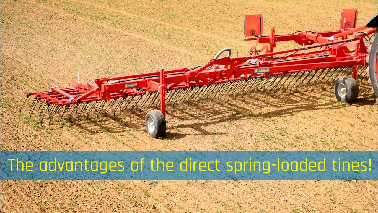 The advantages of the direct spring-loaded tines | precision tined weeder | EINB&Ouml;CK AEROSTAR-EXACT