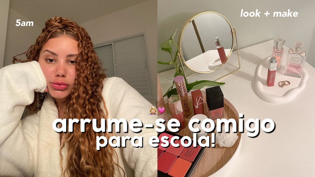 arrume-se comigo para escola! 💆🏼‍♀️💗