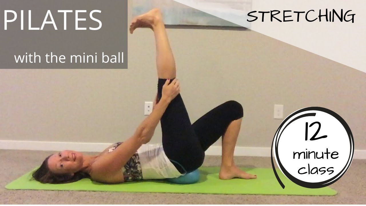 12 minutes of Pilates Stretching with the mini ball.