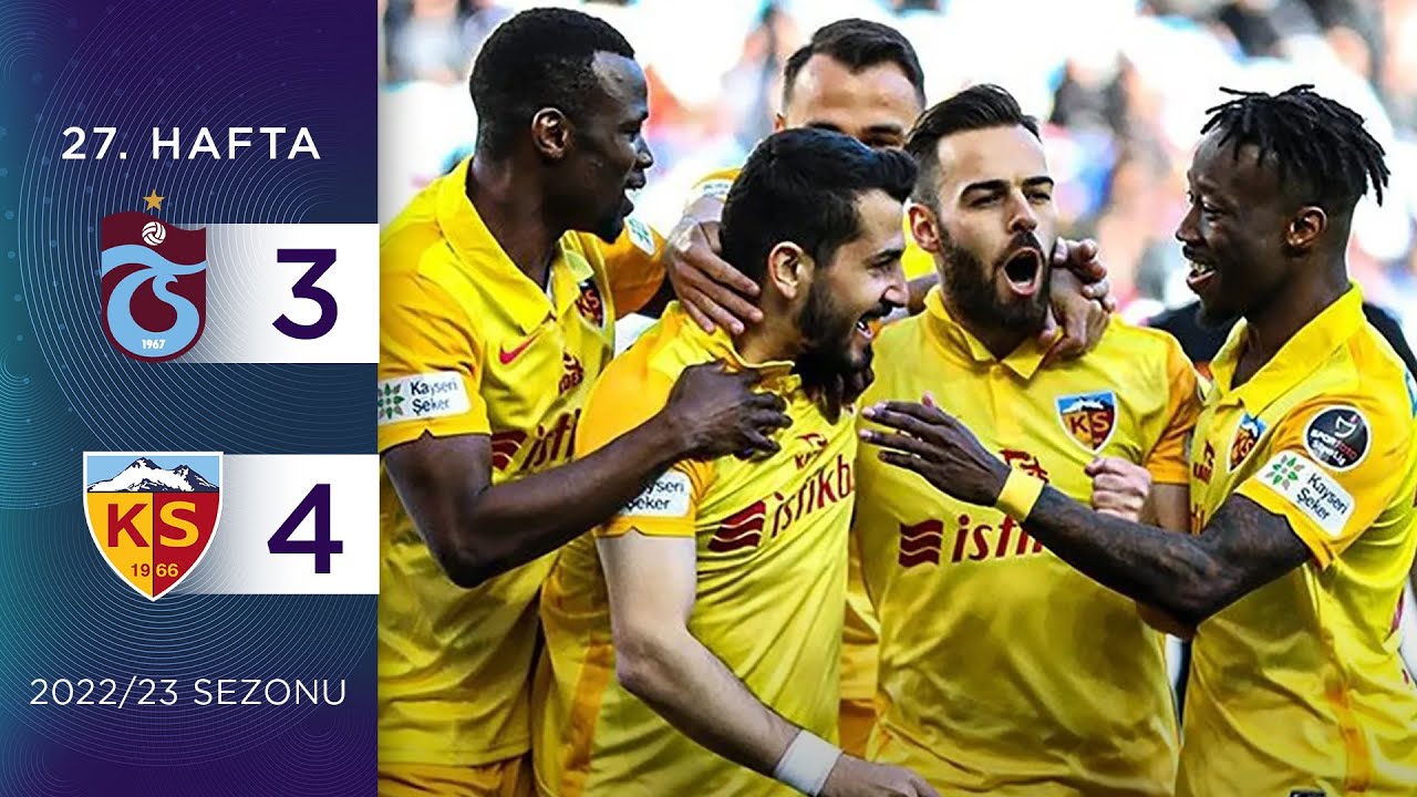 Trabzonspor (3-4) Y. Kayserispor | 27. Hafta - 2022/23