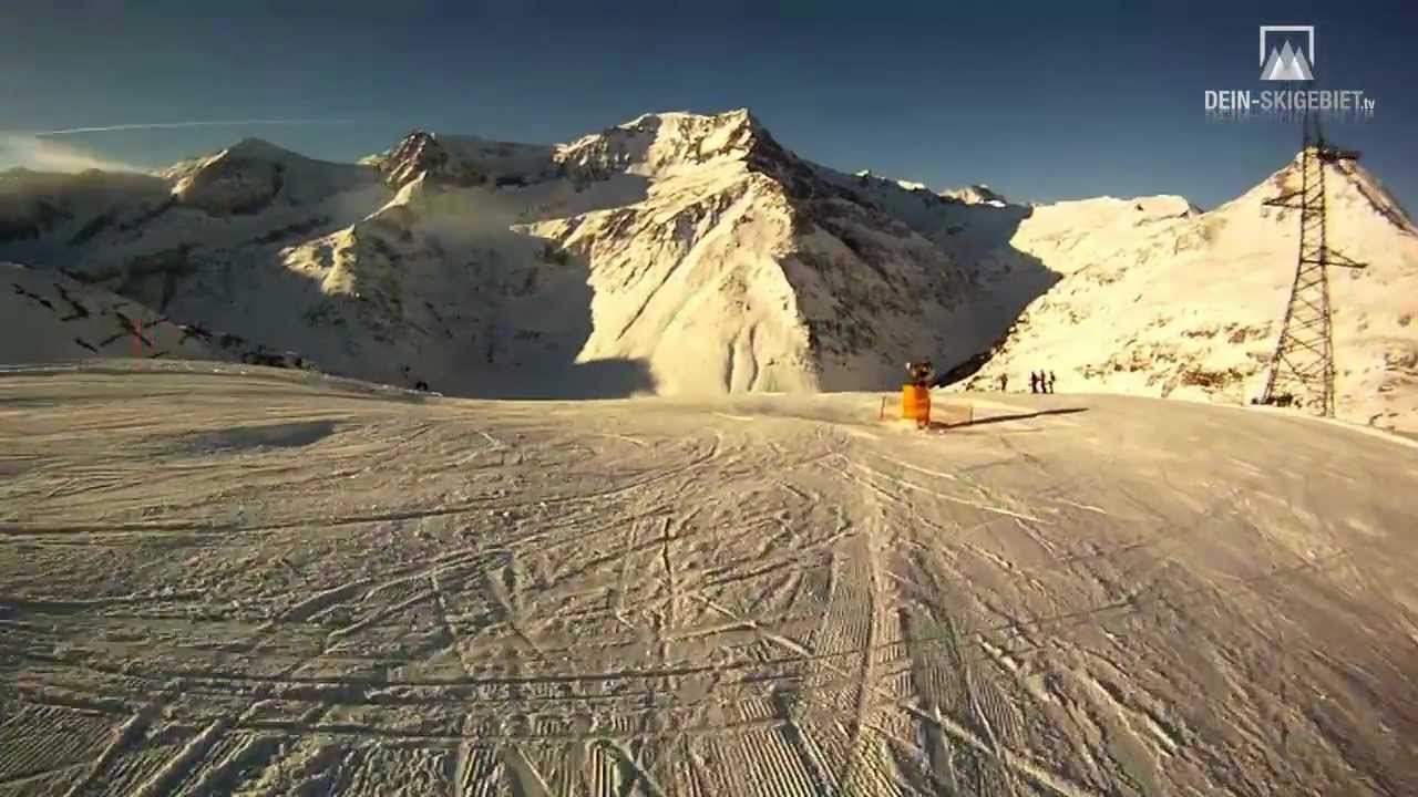 Skigebiet Sportgastein: Kamerafahrt Abfahrt S1 Schideck
