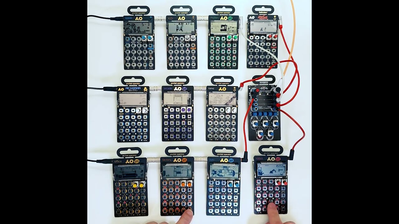 #jamuary2023 day 30: all the pocket operators