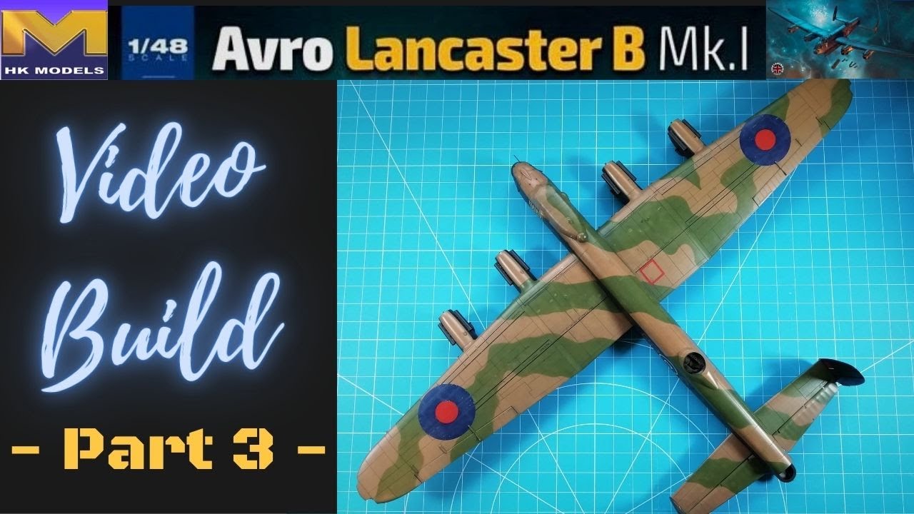 HK Models 1/48 Avro Lancaster Build - Part 3 - Painting 