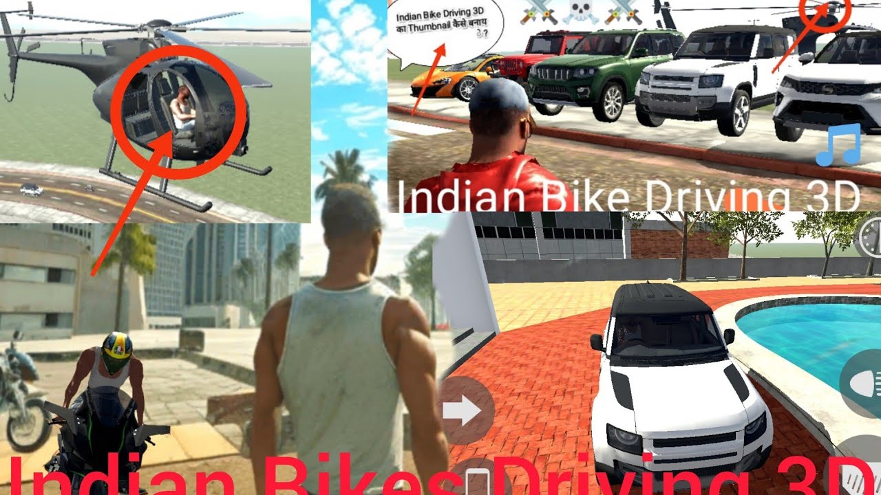 Indian Bikes Driving 3D LIVE video XFRANKLIN MODIFY BY 3d BLACK THAR  3d THAR 1 HAYABUSA BIKE