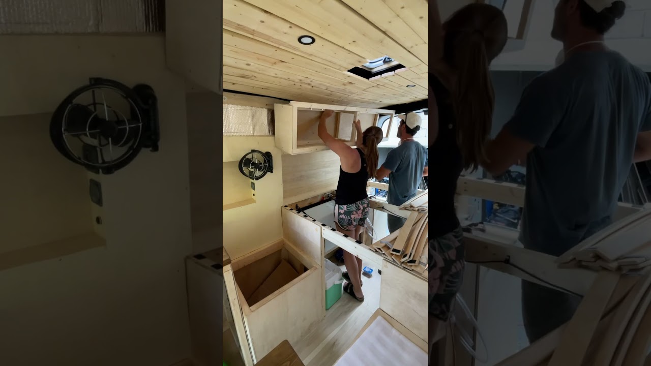 DIY Van Build: Installing Cabinets 