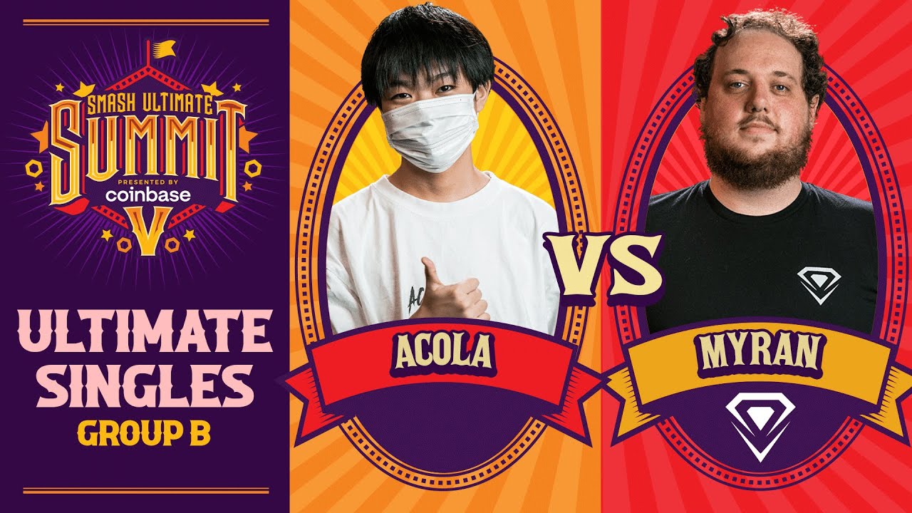 acola vs Myran - Group B Ultimate Summit 5 - SSBU Singles | Steve, Kazuya vs Olimar