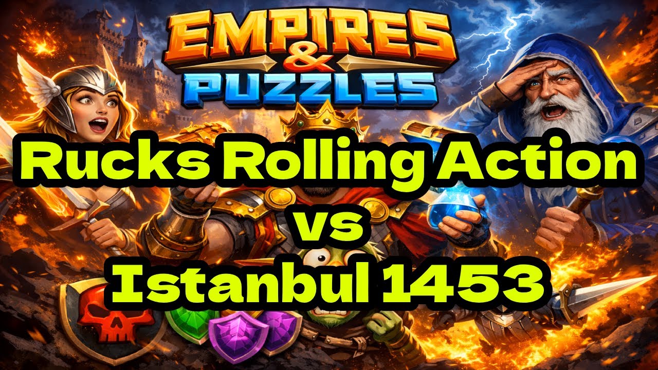 Rucks Rolling Action RRA vs Istanbul 1453 - Jan 25, 2026 Savaş ⚔️ Empires and Puzzles Alliance War