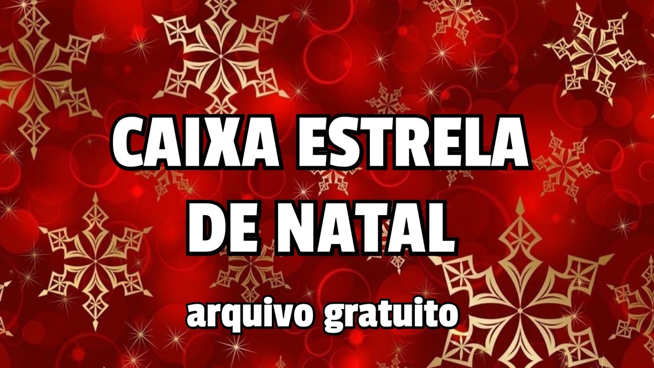 Primeira Caixinha de Natal - Lembrancinhas de Natal 2025