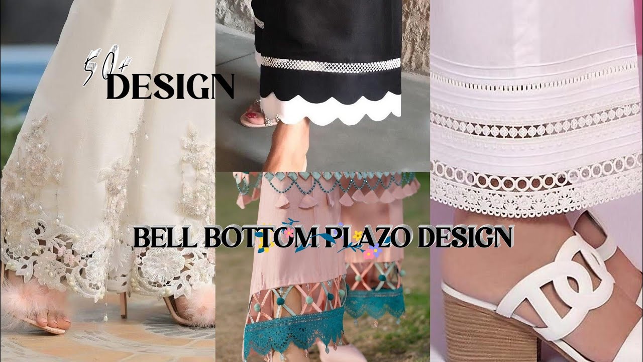 🤩bell bottom plazo suit design/pant design bell bottom/ladies suit design