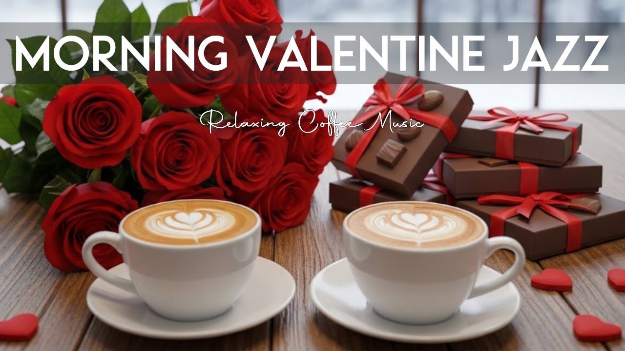 Morning Valentine Jazz 🍫☕ Soft Bossa Nova & Relaxing Cafe Music for Calm Focus & Cozy Vibes