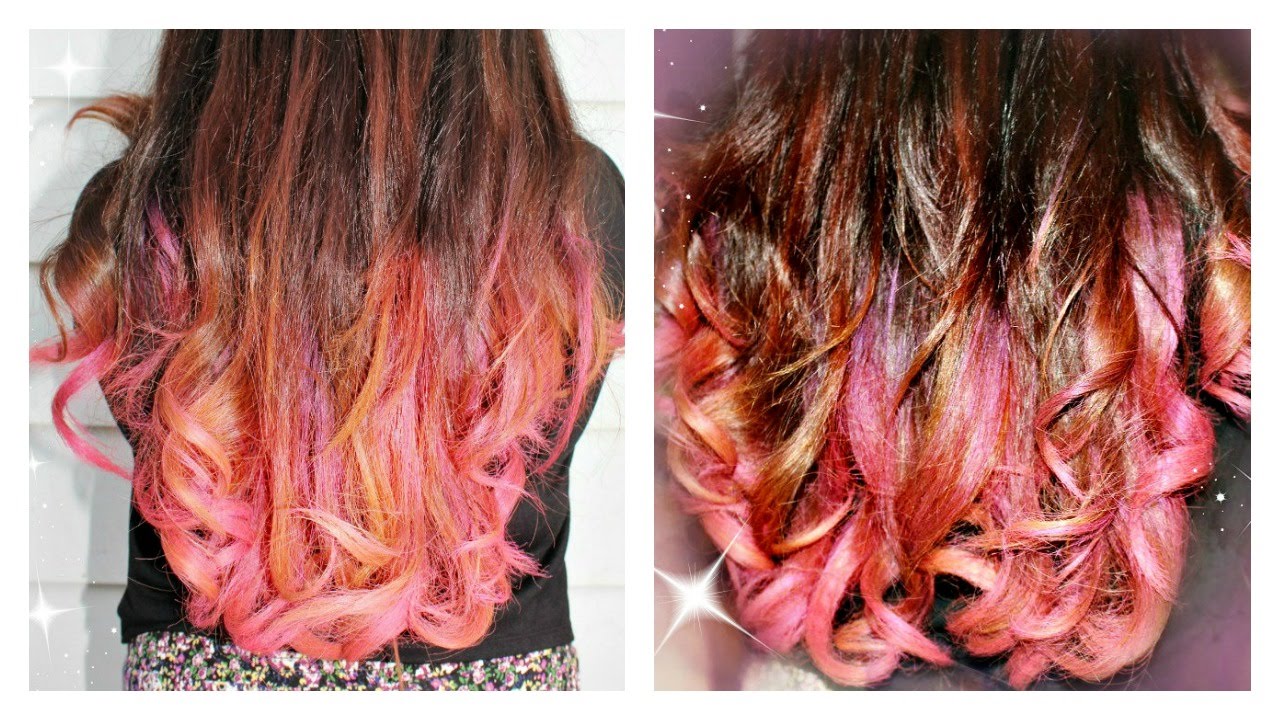 Garnier Color Styler Intense Wash-Out Hair Color - Pink Pop Review & Demo