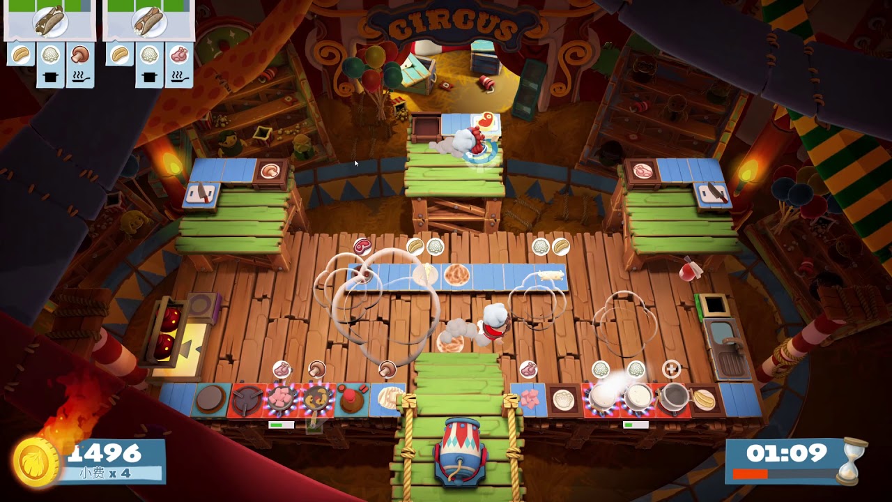 【overcooked2】carnival of chaos  2-3 duo 2616