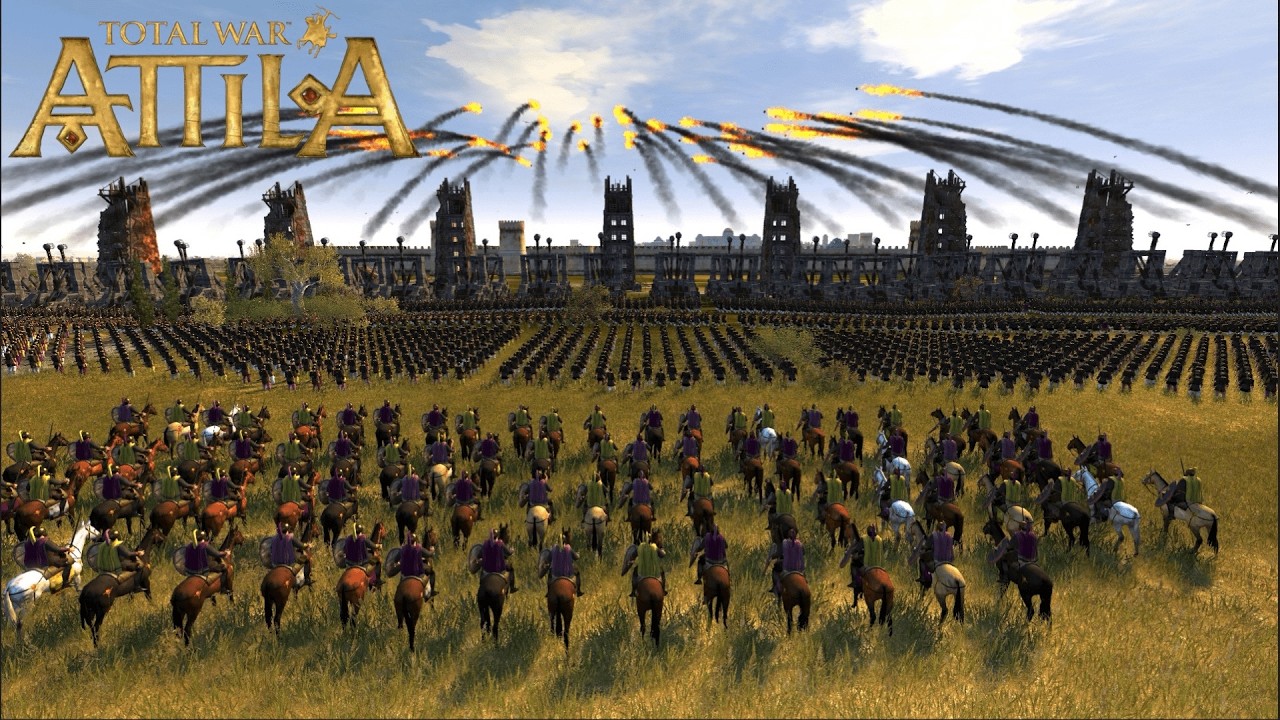 1 Pro With No Rules Vs 4 Noobs! - Total War Attila!