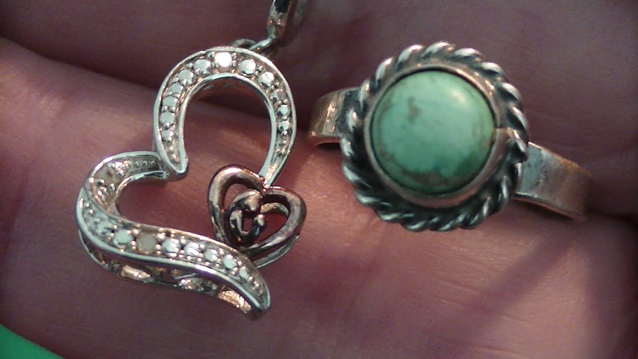 WOW! Turquoise Silver Ring found metal detecting after Party!