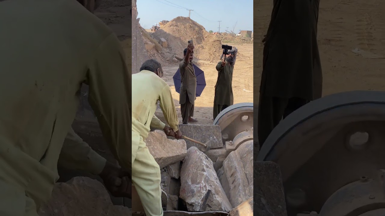 #StoneCrushing #SatisfyingVideos #RockBreakers #CrushingPower #OddlySatisfying #DestructionASMR