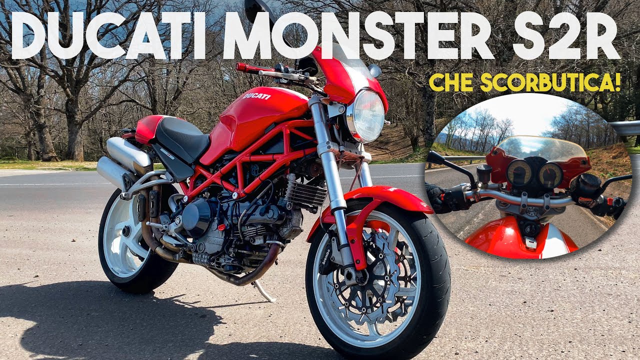 TI PRENDE A CALCI! DUCATI MONSTER S2R 1000 Test ride
