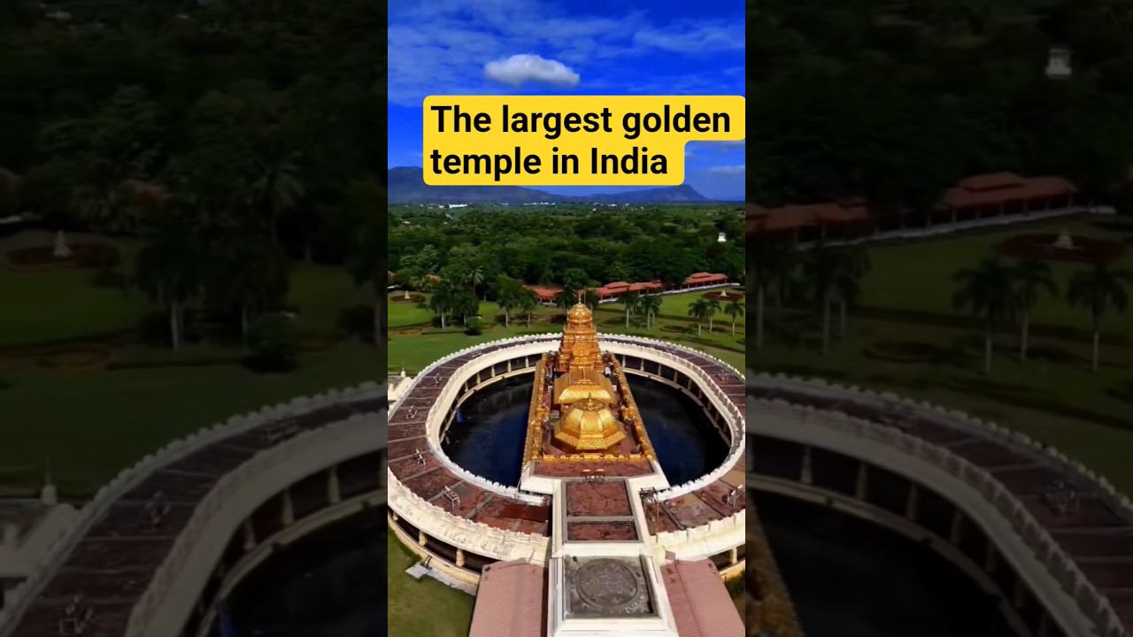 Sri Lakshmi Narayani Golden Temple Vellore Tamil Nadu #trending #travel #sea