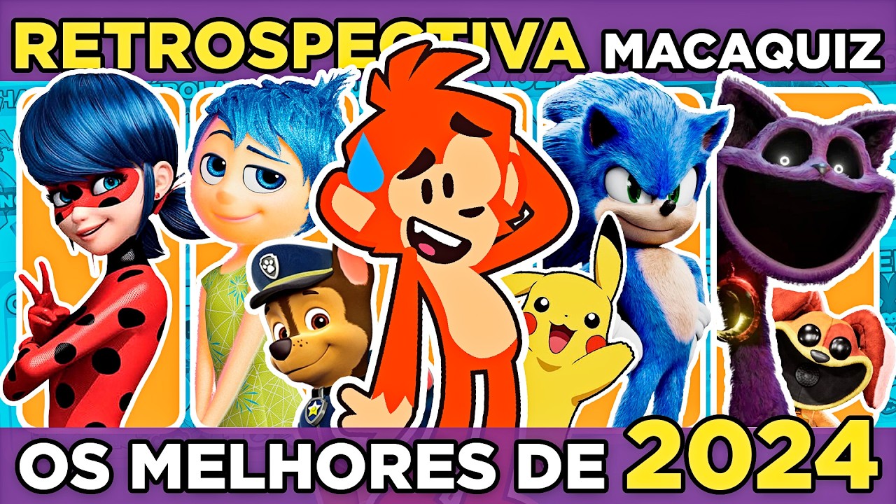 📼 RETROSPECTIVA MACAQUIZ |  MARATONA COM O MELHOR DE 2024! O último vídeo do ano! ⬅️ #macaquiz