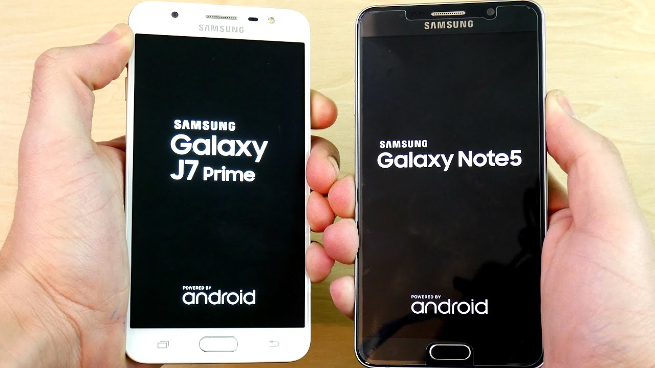 Galaxy J7 Prime vs Galaxy Note 5