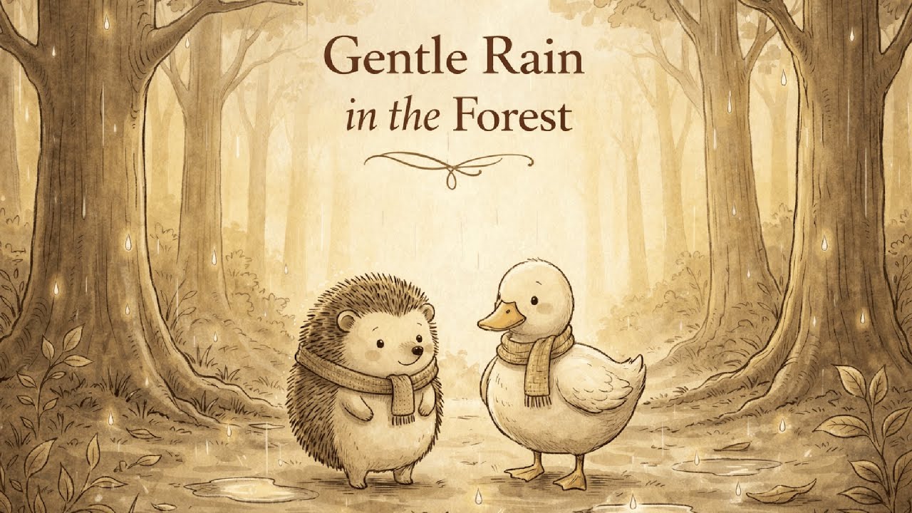 [Celtic Music] Gentle Rain in the Forest – The Hedgehog and the Duck