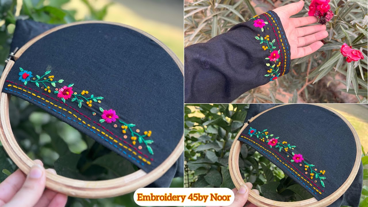 Gorgeous Outfit Embroidery for Parties | Step-by-Step Fashion Tutorial 2025 Bordado