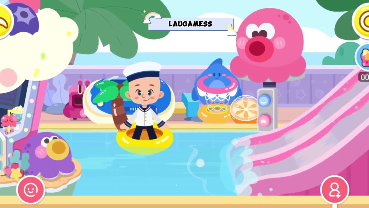 Bayi Panda Main di Waterboom | Babybus Playing in Waterboom