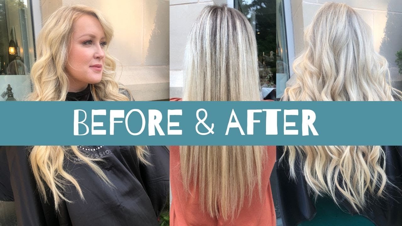 BELLAMI PRO HAIR BEFORE & AFTER  I  VOLUME WEFT INSTALL