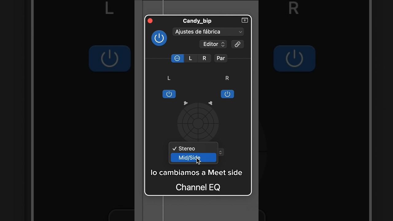 Mid/side en Logic Pro X 