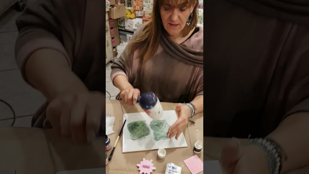 Tecnica de masa polimerica con pinturas de sublimacion